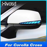 ที่ครอบไฟสัญญาณไฟแสดงสถานะเลี้ยวสำหรับกระจกมองหลังรถยนต์สำหรับ Toyota Corolla Cross 2023-2021อุปกรณ์ตกแต่งภายนอก