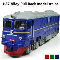 【Special offer】 รถไฟหุ่นอัลลอย,1: 87รถไฟดึงกลับโลหะผสม,ของขวัญคลาสสิกสำหรับเด็ก,Diecasts รถไฟและของเล่นยานพาหนะ,Gratis Ongkir