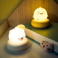 Chirldren Night Light USB Rabbit Bear Duck Cat Night Lamp For Bedroom Baby Kid Room Decor Toys Gifts Under Cabinet Lights