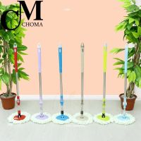 CHOMA Spin Mop ไม้ถูพื้น หมุนได้ 360 องศา พร้อมผ้าไมโครไฟเบอร์ 1ชิ้น ใช้กับถังปั่น ประหยัดแรง