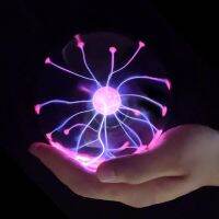 Novelty Touch Lightning Sound Control Artificial Lightning Ball Ion Ball Tesla Coil Glow Ball Arc Ball Christmas Decor Gift