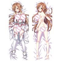 ดาบศิลปะออนไลน์อะนิเมะ Dakimakura กอดปลอกหมอน Asuna ยาวชีวิตขนาดปกหมอนรองสไตล์คอสเพลย์