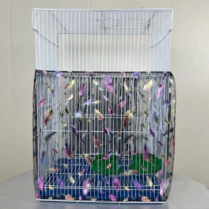Universal Bird Cage Cover 360 Degrees Covering Bird Cage Mesh Net