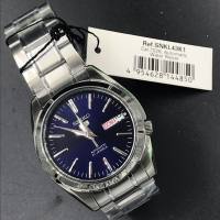 SEIKO 5 Automatic รุ่น SNKL43K1 นาฬิกาข้อมือผู้ชาย สายสแตนเลส หน้าปัดสีน้ำเงินเข้ม - มั่นใจ ของแท้ 100% รับประกันสินค้า1 ปีเต็ม