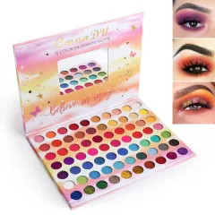 Chinese Ancient Style Nine Color Embossed Eyeshadow Palette Matte Shimmer  Shadows Makeup palette Cosmetics flowers