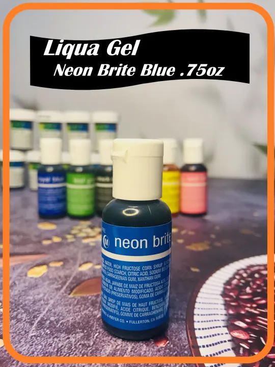 Chefmaster Liqua Gel Colour Neon Brite Blue .70oz | Lazada PH