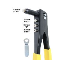 Pop Rivet Gun Set Blind Rivet Nutsert Rivnut Heavy Duty Riveter Suitable For Multi-Caliber Rivets Metal Fixing Riveting Tools