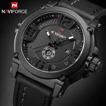 Naviforce black outlet watch