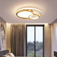 [COD] All copper bedroom ceiling led warm simple modern creative personality childrens room new Chinese lamps