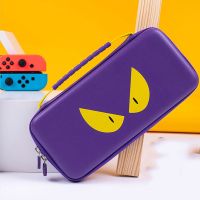 【LZ】☃  Saco de armazenamento NS Switch Estojo de viagem do diabo roxo Capa de casca dura Caixa impermeável para Nintendo Switch Lite Acessórios para mini jogos