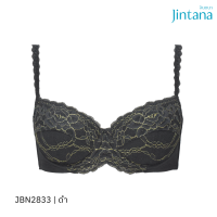 Jintana เสื้อชั้นใน (เสริมโครง) รุ่น Inspire รหัส JBN2833 สีดำ