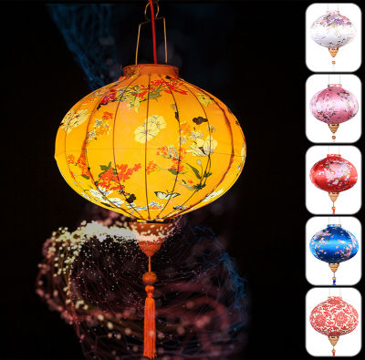 1214inch Chinese Silk Lantern Ancient Style Vietnam Palace Lantern Restaurant Tea Room Mid Autumn Festival Party Decor Lantern