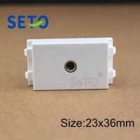 SeTo 128 Type 3.5mm Audio Earphone Module Free Welding Keystone For Wall Plate Socket