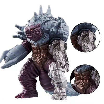 ZZOOI 13cm Soft Rubber Monster Ultraman Darebolic Action Figures Model Furnishing Articles Doll Childrens Assembly Puppets Toys