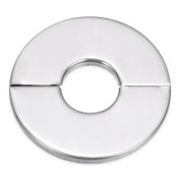 LANZINI Split Stainless Steel Shower Mixing Valve Water Pipe Air Conditioning Hole Bathroom Accessories Faucet Accessories Faucet Decorative Cover Pip