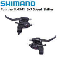 Shimano Tourney เกียร์ EF41 SL-EF41 3X7 Speed 3 Speed 7 Speed สำหรับจักรยาน MTB คันเกียร์ขวาทริกเกอร์จักรยานเสือภูเขา