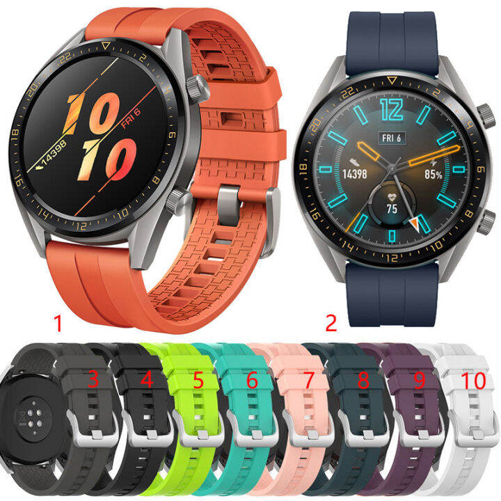 22mm Silicone Bands Strap for Huawei Watch GT 2 46mm / GT2 Pro / 2e/GT3 ...