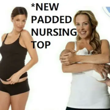 Sunveno Tank Top Nursing Maternity Xxl - Black