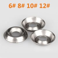 304 Stainless Steel 6 8 10 12 Fisheye Gaskets Standard Metric Concave Convex Gasket Hollow Bowl Shaped Decorative Washers