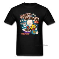 Saitama Crunch T Shirt Super Funny T-shirt One Punch Man Clothing Snack For Fun Student Anime Tshirt Japan Chic Tops Tees