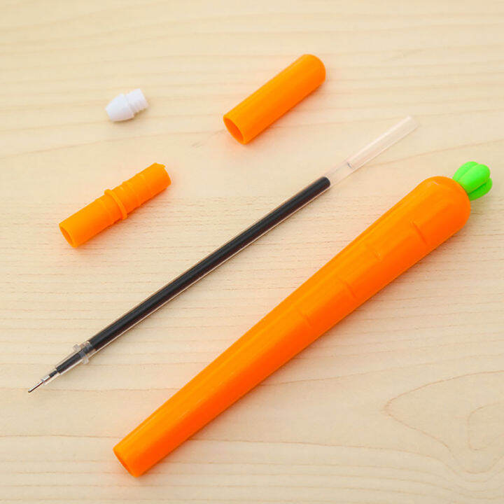 36pcset-creative-funny-carrot-cute-pens-vegetable-kawaii-school-gel-pen-thing-black-blue-ink-roller-ball-point-stationery-store