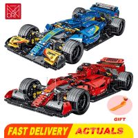 MORK 1200Pcs Technical Building Blocks Formula Cars F1 Sports Racing Car MOC Supercar Models Kit Bricks Toys For Kids Boys Gifts