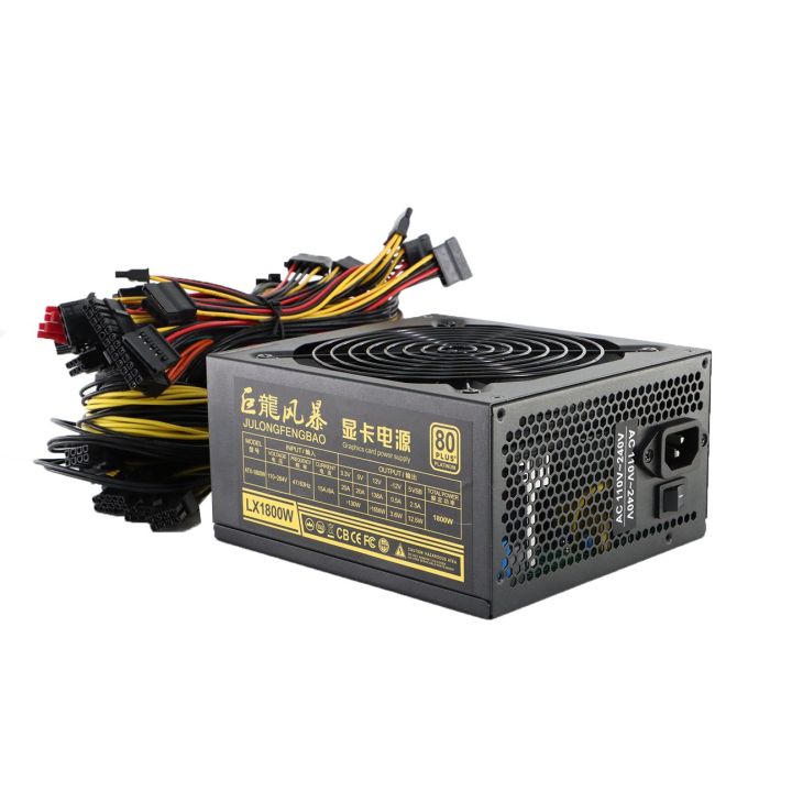 สินค้าขายดี1800w-mining-power-supply-miner-กราฟิกการ์ดสำหรับ-mining-110-264v-host-plate