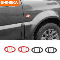 SHINEKA Metal Side Fender Turn Signal Light Cover Trim Anti-collision Lamp Guards Frame Car-Styling For Suzuki Jimny 2007+