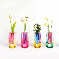 Nordic Rainbow Acrylic Vase