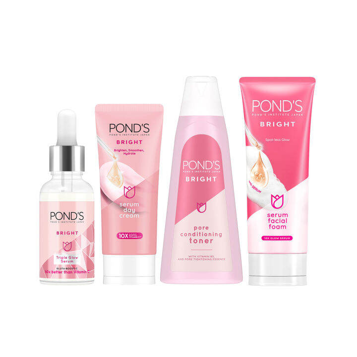 [BUNDLE] POND'S Triple Glow Serum 30g and Bright Basics Set (Bright ...