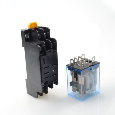 10A dpdt relay LY2N General Purpose Relay LY2NJ with power relay base socket 8 pins LY2 relay switch Electrical Circuitry Parts