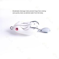 Luya Bait Double Hook Goods For Fishing Luya Sequins Soft Bait Egg Frog Fishing Accessories Artificial Bait 8g14g Thunder FrogLures Baits