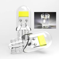 2pcs w5w led T10 Bulbs Sapphire COB LED 12V Drive-Led Wedge Bulb 168 194 Led Car Interior Dome Reading Bulb 5500K 12V