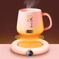 【CW】 Cup Warm Heating USB Timing 5V Temperature Coaster 3 Digital Display