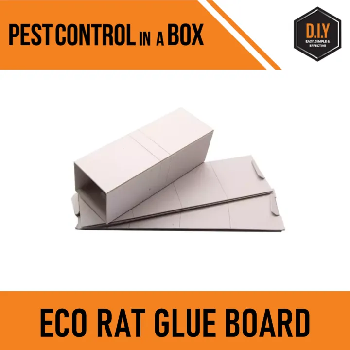 Pest Control In a Box Rodent Rat Mouse Trap Glue Board  x 3 Pieces