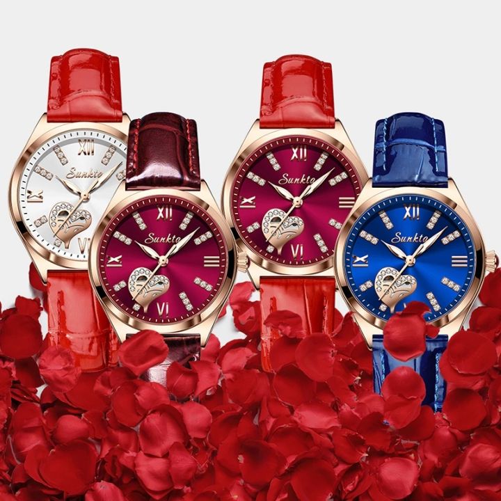 2021-lige-brand-sunkta-women-watches-fashion-leather-ladies-quartz-watch-top-brand-luxury-dial-simple-rose-gold-women-watches