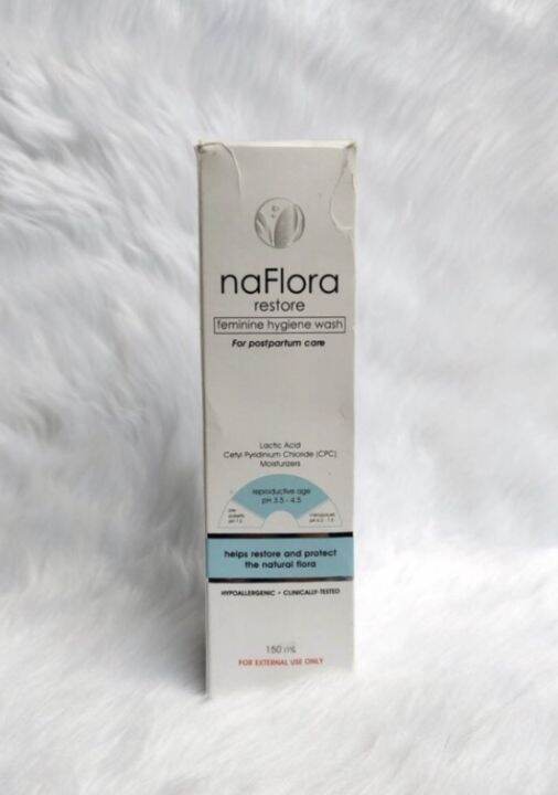 NAFLORA Restore Feminine Hygiene Wash ( Helps Restore and Protect The Natural Flora ) Lazada PH