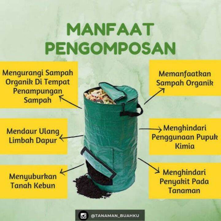compost bag 200 liter composter bag 200ml easy Grow Lazada Indonesia