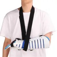 Fracture Sling Arm Fixing Brace Soft Lining Full Wrap ป้องกัน Displacement Forearm Arm Wrist Support Brace Protection