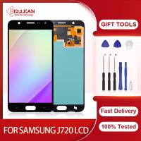 ZZOOI Catteny 5.5 Inch OLED For Samsung Galaxy J720 Lcd J7 DUO 2018 Display With Touch Screen Digitizer J720F J720M Assembly