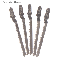 One point threes 5pcs T101AO HCS T-Shank จิ๊กซอว์ใบมีดโค้งตัดเครื่องมือสำหรับเลื่อยพลาสติกไม้