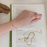 A.piece กำไลข้อมือ กำไล [18K gold plated] basic bangle