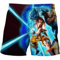 Boys Bathing Shorts Childrens Trunks Cartoon Beads Goku