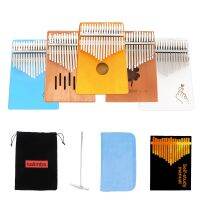 17คีย์เปียโน Kalimba Thumb เดี่ยวบอร์ดไม้มะฮอกกานีน้ำตก/นิ้วลายหัวใจรูเสียงเครื่องมือคีย์บอร์ด Mbira