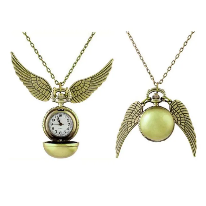 Harry potter snitch watch necklace Clearance