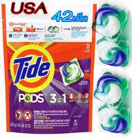 Tide Pods 3in1 Spring Meadow 42 เม็ด เจลบอลซักผ้าTide PODS (อันดับ 1 ใน USA) สูตร 3in1 กลิ่นสปริงM