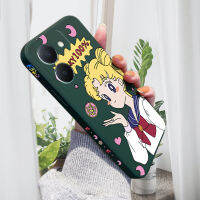 เคสเคสโทรศัพท์ Hp สำหรับ VIVO Y27 5G เคสป้องกันกล้องคลุมทั้งหมดปลอกซิลิโคนของเหลวลายเคสโทรศัพท์โทรศัพท์ดีไซน์ข้างลายซูเปอร์มูน