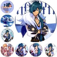 【CC】 Game Genshin Kaeya Brooch Pin Anime Accessories Badges