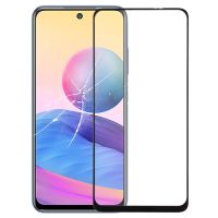 เลนส์กระจกด้านนอกหน้าจอด้านหน้าพร้อมกาวใส OCA สำหรับ Xiaomi Redmi Note 10 5กรัม (มีในสต็อก)