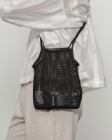 Compose.  SS22/13 Petite Net Bag in Black  กระเป๋าผ้าตาข่าย สไตล์ซัมเมอร์ สีดำ (BLACK)